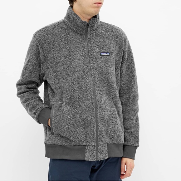 Patagonia Other - Patagonia Woolyester Fleece Zip Up Women’s Jacket Size Medium Grey Pockets